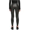 Женские леггинсы из искусственной кожи с высокой талией Urban Classics - черные - L