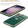 Coque de protection - PROSHOP - pour Samsung Galaxy S24 Plus - avec 2 verres Trempés - Motif Cœur- Vert Nuit