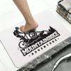 Pattern M-Mountain B-Bike Floor Mat Diatomite Bath Mat, Quick Dry, Absorbent, Multi-Scene Mat