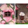 Garden Statue Solar Light Resin Outdoor Snail Welcome Figurine Eco-Friendly Flower Shape