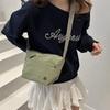 Simple Casual Nylon Shoulder Bag Large Capacity Solid Color Crossbody Bag Commuting Tote Messenger Bags For Women Gifts