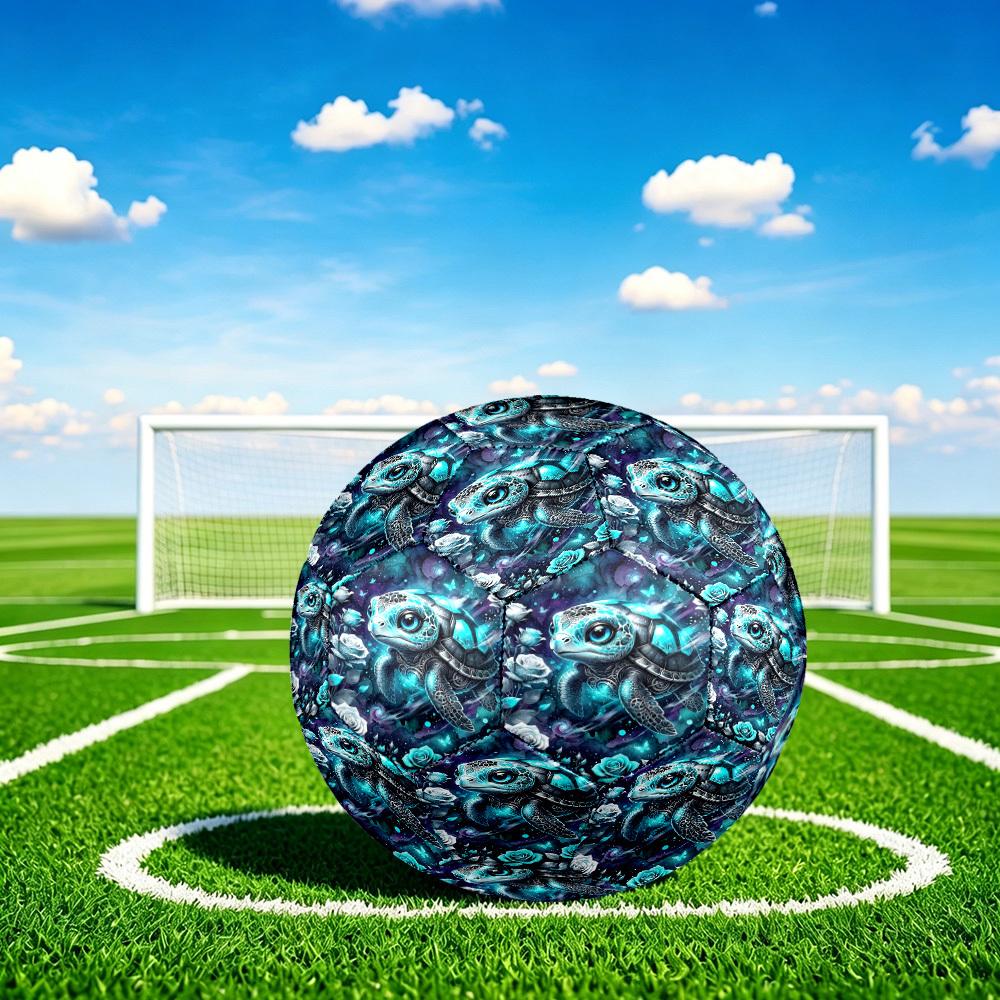 1pc Oceanic Dreamscape Size 5 Soccer Ball Professional Match Training Football Indoor &Outdoor Sports Ball Lightweight Durable c653