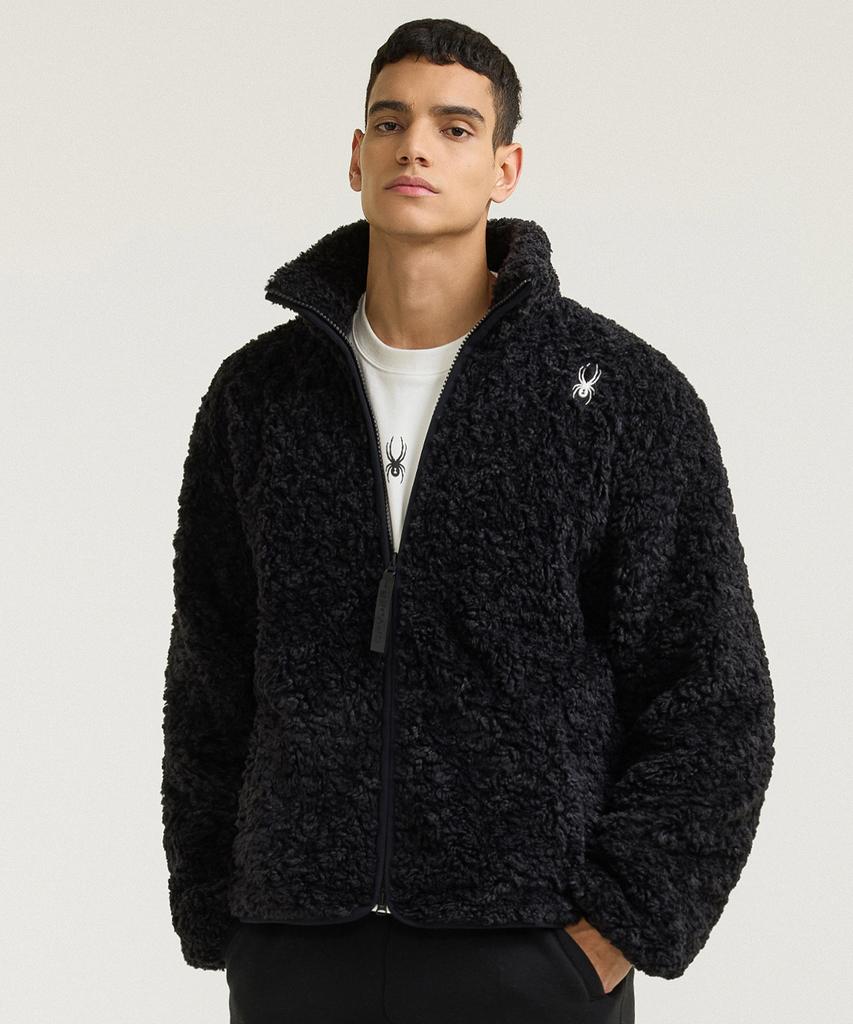 Унисекс флисовая куртка-толстовка на молнии Spyder Lifestyle Sherpa Sphwcnft306Ublk