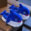 Warm Children's Shoes Suitable for Cute Shark Designs for Boys and Girls, Creative Autumn and  Winter  Indoor  Slippers