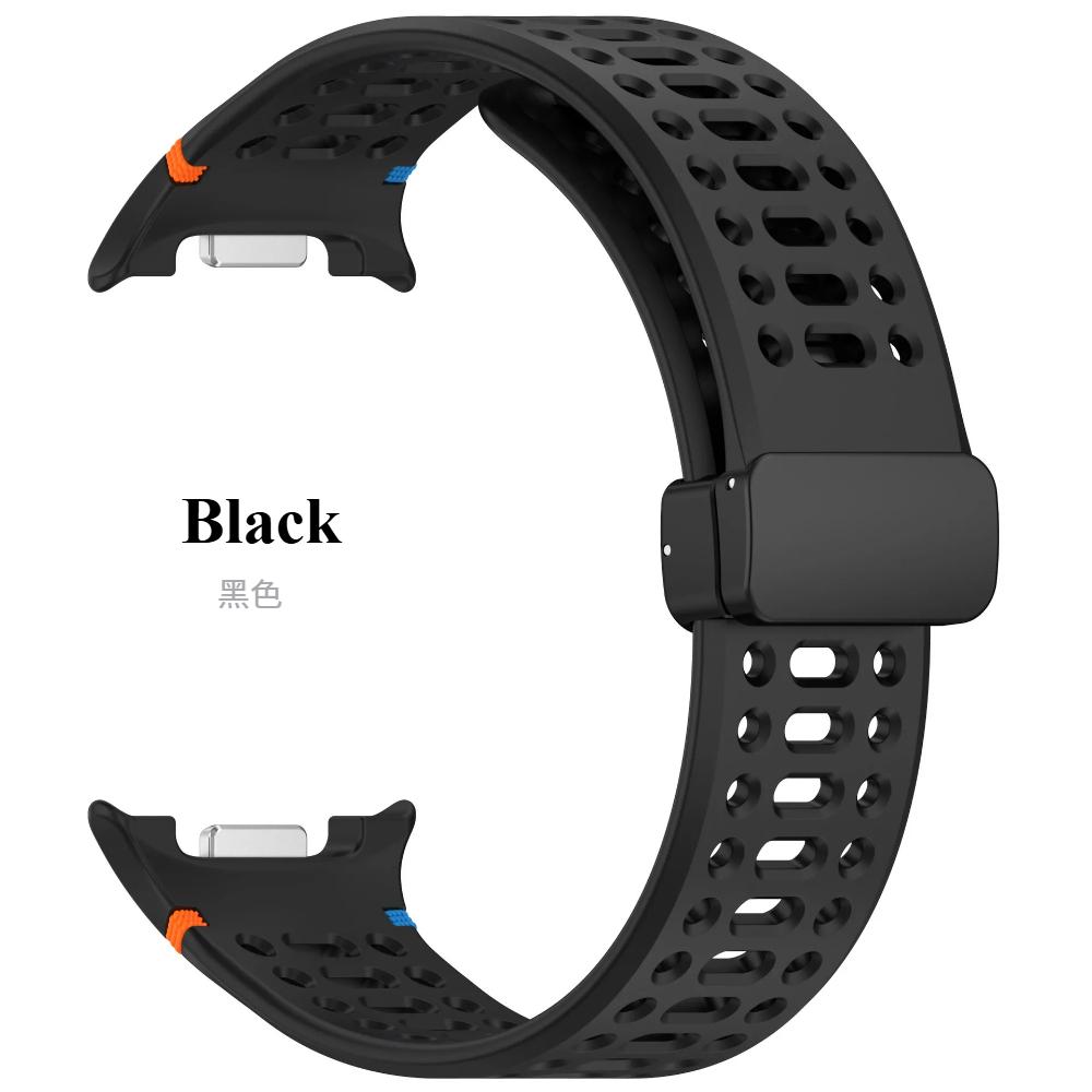 Магнитный ремешок-застежка для Samsung Galaxy Watch 8 Classic 46 мм, силиконовый ремешок для Galaxy Watch 8 44 мм 40 мм, аксессуары