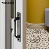 Furniture Hardware Cabinet Door Handle Black Handles Cabinets and Wardrobes Pulls and Drawer Knobs  Surface-mounted Handle