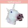 Halloween Unicorn Horse Head Mask Latex Costume For Scary Parties