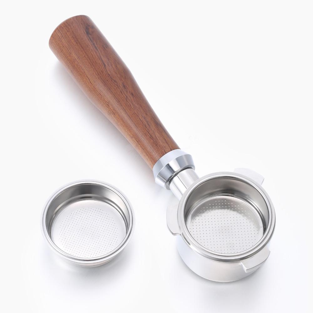 With 2 Filter Baskets Bottomless Filter Holder Coffee Extraction Accessories  Coffee Brewing