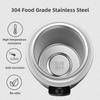 500ML Large Capacity Intelligent Car Boiling Bottle Outdoor Travel Portable Electric Kettle Stainless Steel Insulated Cup