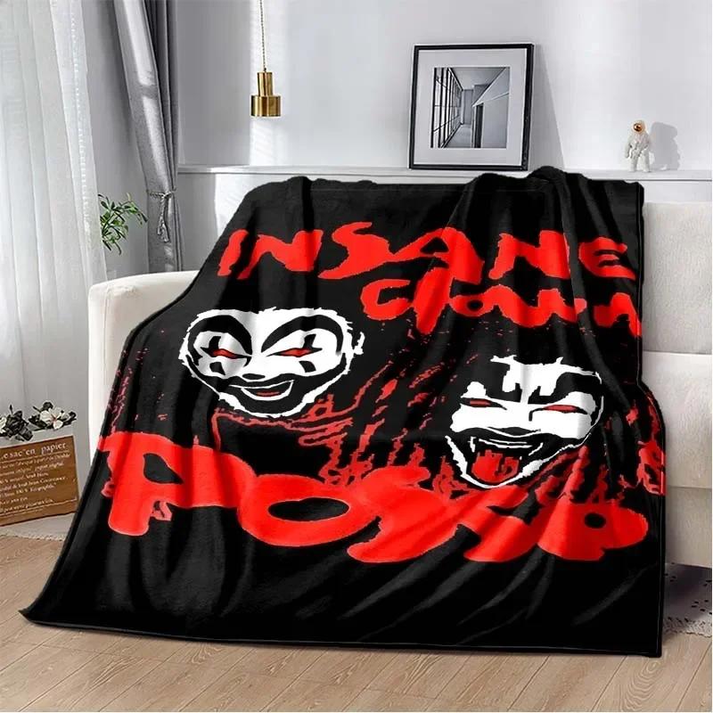 Одеяло Insane Clown Posse Band ICP Juggalo Faygo HIP HOP Мягкое фланелевое детское теплое одеяло для спальни, дивана, кровати, путешествия, пикника