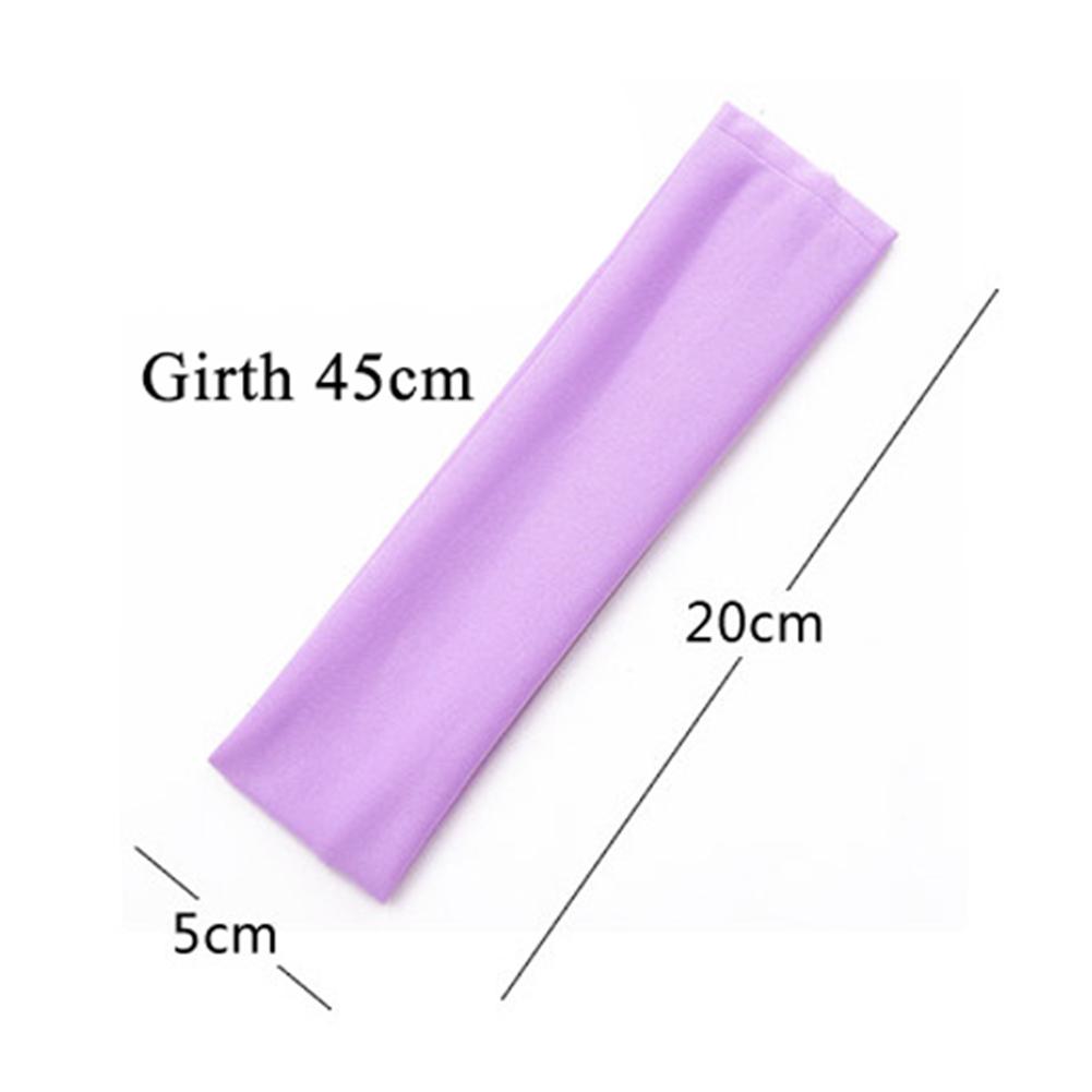 Summer Sports Yoga Headbands for Women Simple Adjustable Men Running Absorb Sweat Elastic Hair Bands Soild Headband Wholesale