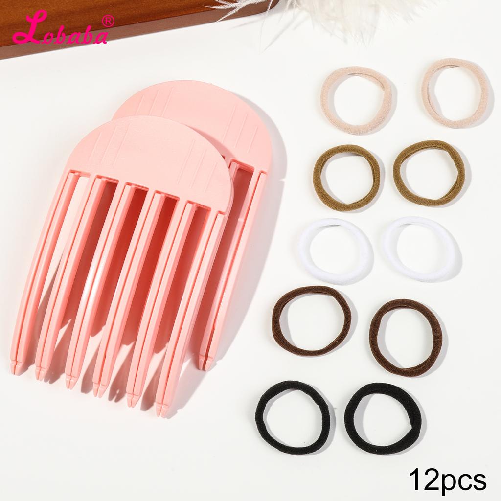 Высокий Краниальный Верх Аксессуары Ветер Пластиковая Расческа Корни Волос Натуральный Пушистый Ленивые Люди Без Следов Зажим для Волос Аксессуары для Укладки Волос