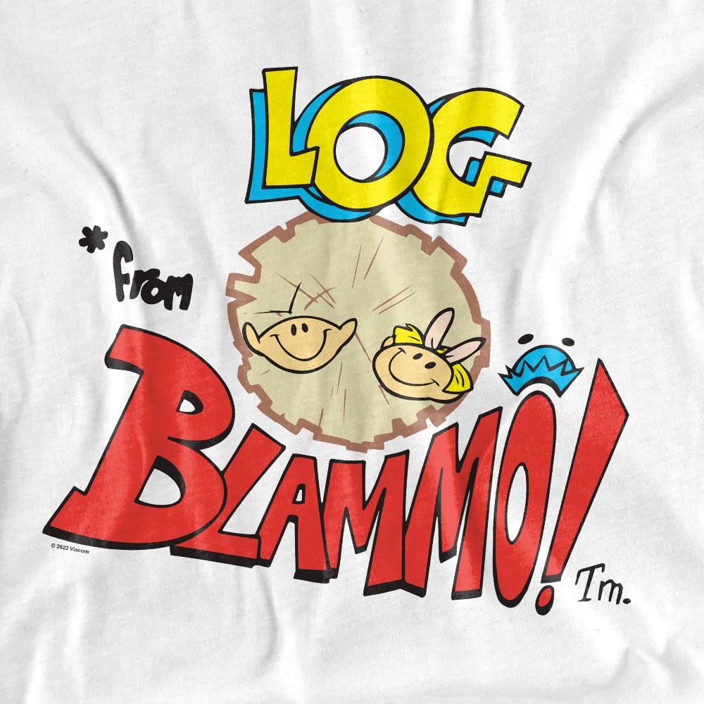 Ren & Stimpy Unisex Adult Log From Blamo T-Shirt
