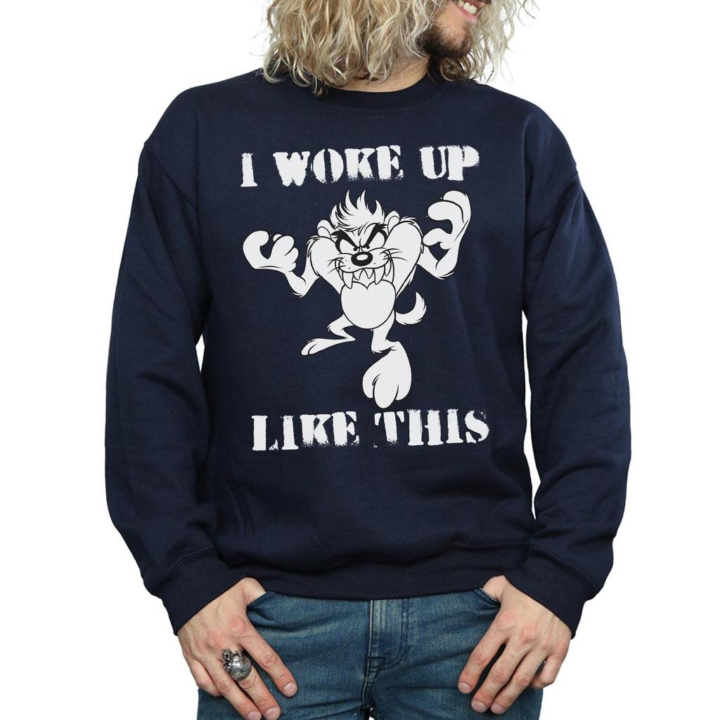 Looney Tunes Mens Taz I Woke Up Like This Sweatshirt