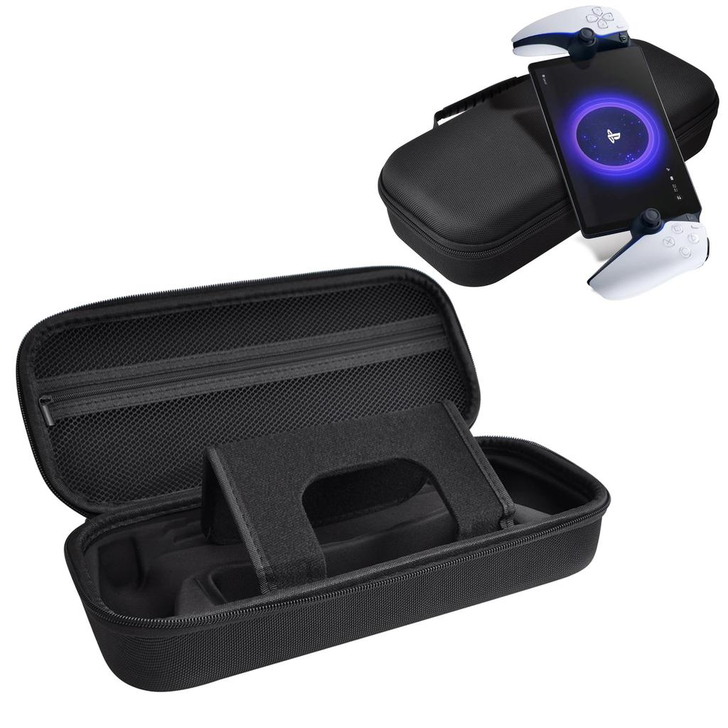 Портативный жесткий чехол для пульта дистанционного управления Houdsuem PS Portal, подходящий для игровой консоли PS5, коробка для хранения PS5 с функцией подставки и пылезащитным чехлом, -