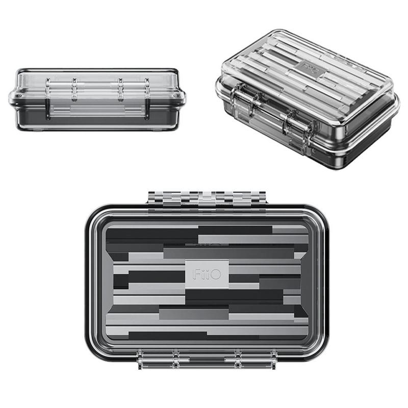 Портативный прозрачный кейс для наушников FiiO/Feiao NEST Clear, водонепроницаемый, брызгозащитный и пылезащитный