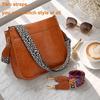 AUYOCO Vegan Leather Crossbody Bags for Women Purse Shoulder Bag | Lightweight,Adjustable Guitar Strap,Multi Pockets,Large Size,Use for Everyday or