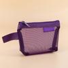 Transparent Nylon Mesh Pencil Pouch Toiletry Carry Pouch Portable Organizer Sticker Tape Accessories