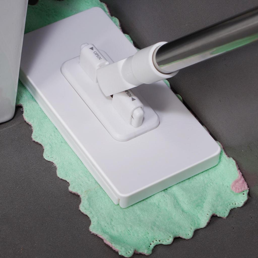 Швабры для уборки пола, швабра для лица без мытья с 4 многоразовыми салфетками, бытовые чистящие средства для шерсти домашних животных, ванной комнаты