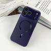 Laser Matte For Magsafe Wireless Charging Phone Case For iPhone 17 16 15 14 13 Pro Max Glass Full Lens Protection Cover