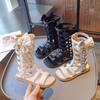 2023 Summer Fashion High-Top Roman Sandals for Girls - Stylish Princess Shoes for Older Children