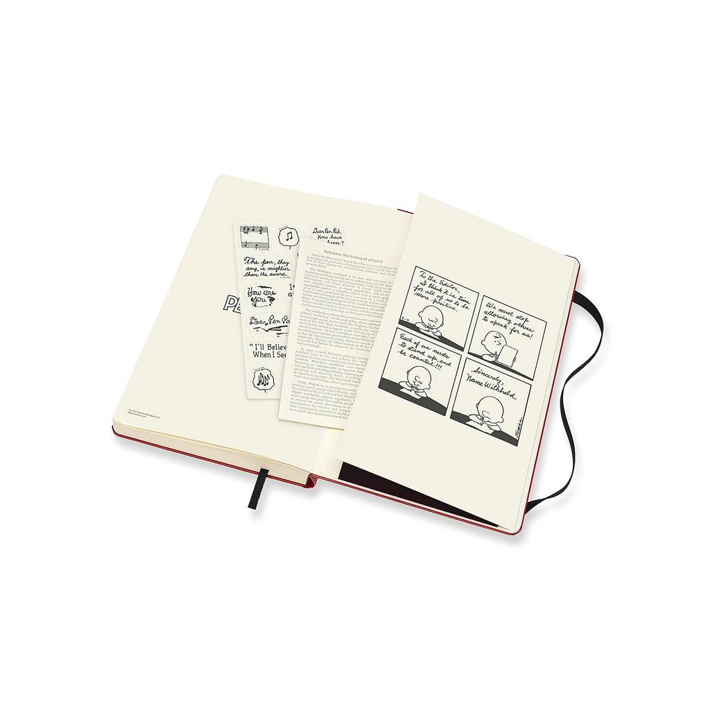 Moleskine Peanuts 2022 Planner, 12-Month Daily Diary, January Start, Hardcover, Large Size (13cm W X 21cm H), Red, DPE12DC3Y22