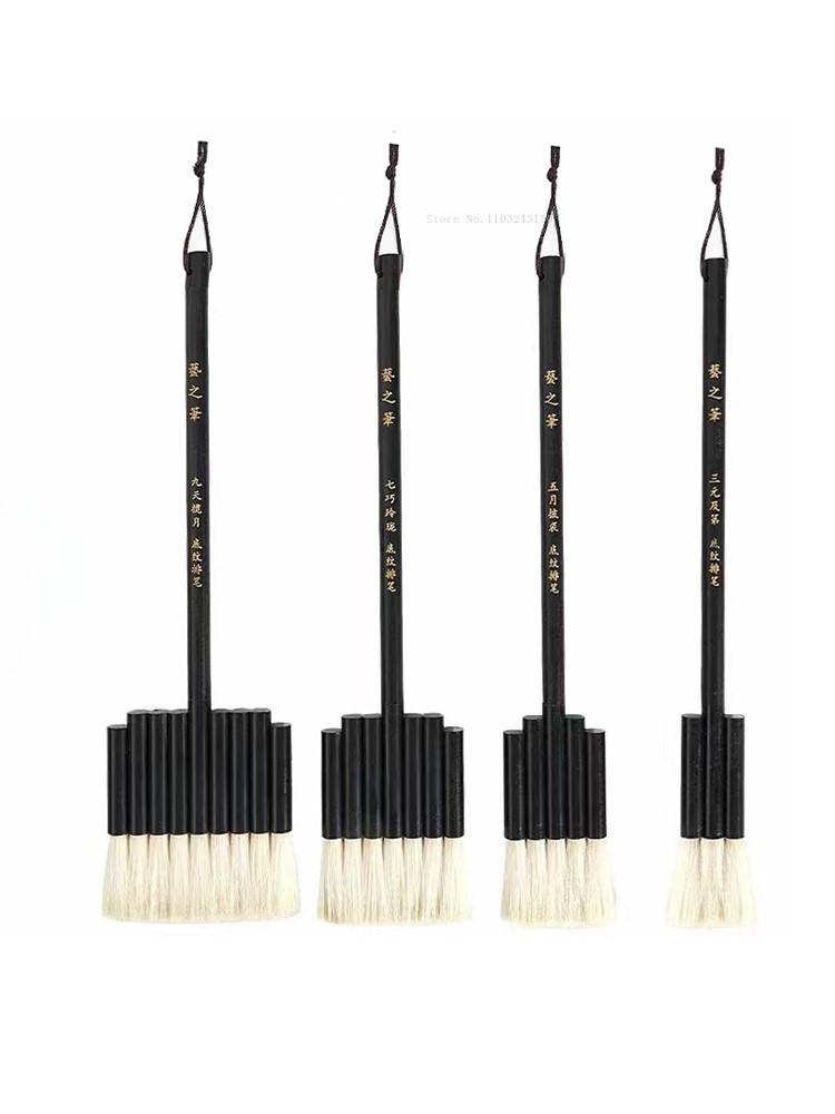 Wool Shading Pen Hand Row Brush Board Art Supplies for Artist Watercolor Chinese Painting Render Paint Background Brush Pen