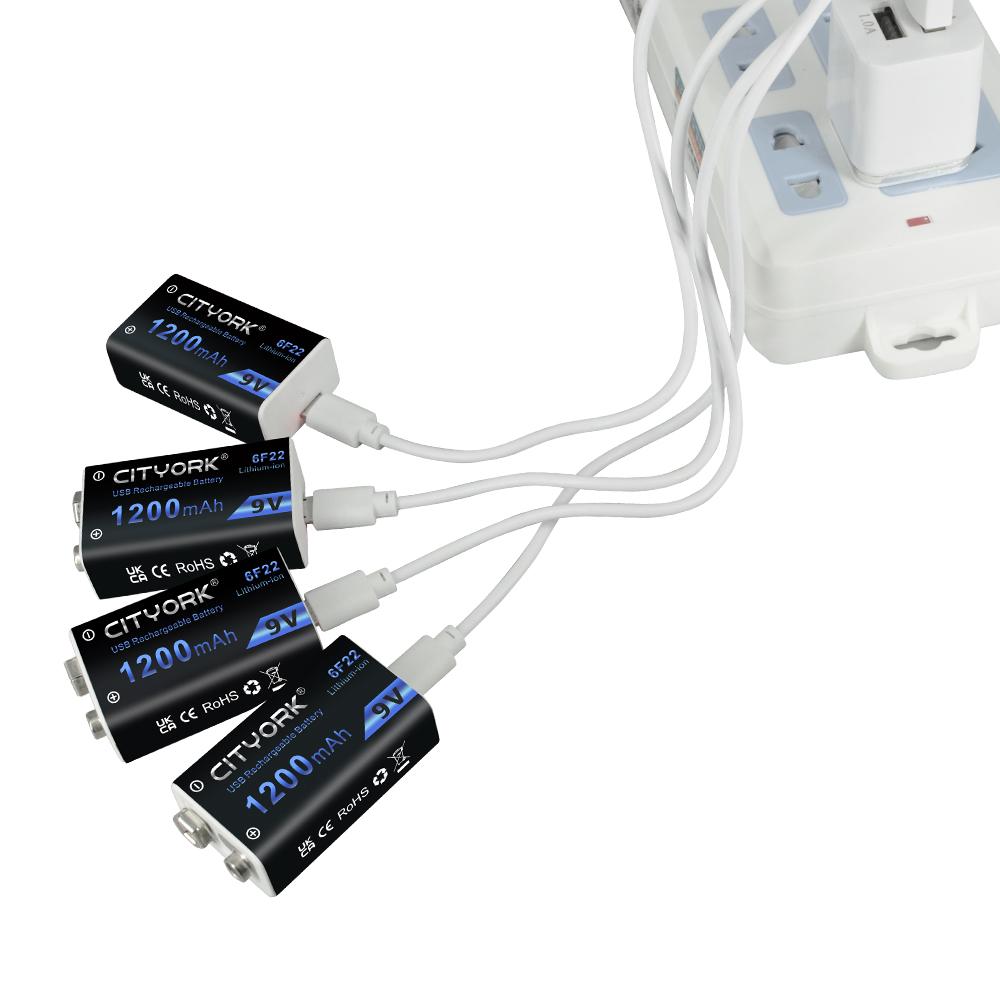 9 В 1200 мАч 6F22 USB литий-ионный аккумулятор 9 В литиевый для мультиметра, микрофона, игрушки, дистанционного управления, использования KTV