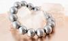 One&Only Jewellery Террагерцовый Минерал 14мм Браслет/Браслет (Круглый x Большой)