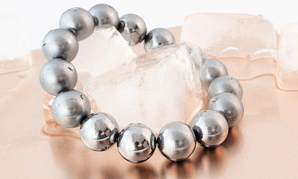 One&Only Jewellery Террагерцовый Минерал 14мм Браслет/Браслет (Круглый x Большой)