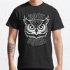 Men Fashion Casual Short Sleeves Owl Hoot Squad Lover Group Family Friends Tops Aesthetic Vintage Oversized T-shirts