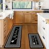 Luxury Kitchen Rug My Kitchen Printing Floor Mat Household Kitchen Mat Non-slip Oil-proof Foot Mat  Indoor Mat Doormat Door Rug Entrance Rug Decor