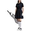 Fila Серия Гольф Однотонное Поло Удобное Короткое Платье Комплект из Двух Предметов Женские платья A11W625306F-NV