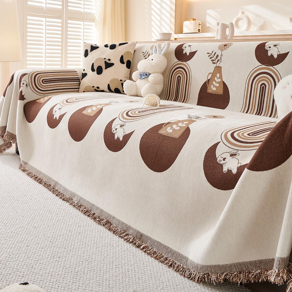 Anti-Scratch Sofa Cover With Durable Fabric, Tailored Couch Cover And Pet-Safe Sofa Slipcover For Daily Life