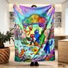Game Rainbow Friends Print Blanket - Soft & Comfortable, for Bedroom, Travel, Sofa, Home Decoration - Birthday Christmas Gift for Friend