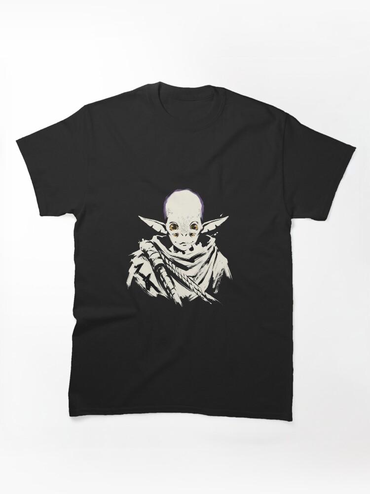 Outer Wilds Hatchling Outer Wilds Sumi-e Gaming Graphic Tee Classic T-Shirt