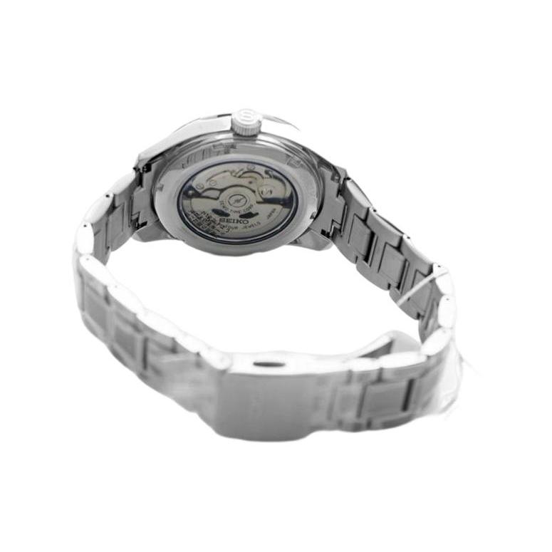 Seiko Мужские часы Presage с механическим механизмом и стальным ремешком, зеленый циферблат SPB169J1