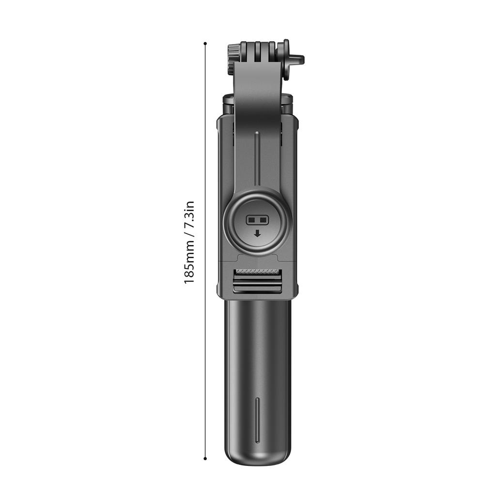 Extendable Selfie Stick Tripod for Phone Max. Length 67.2cm/26.5in with Detachable Phone Clip