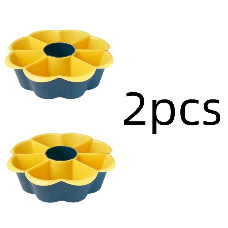 1/2 шт. Многофункциональное блюдо для хот-пота с двухслойным поддоном для слива, вращающимся тазом большой вместимости, незаменимое для хот-пота