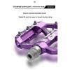 ENLEE Bike Pedals Aluminum Alloy Anti-slip Bicycle Pedals Ultralight Sealed Bearing One-piece MTB Road Mountain Cycling Pedal