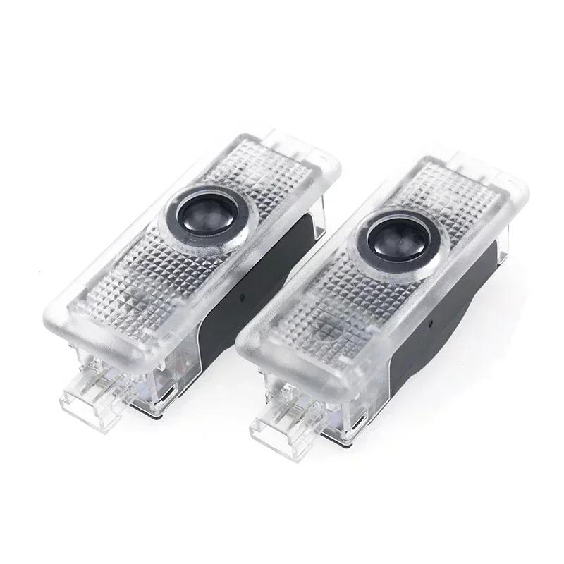 LED Car Door Logo Lights W205 ML AMG GLC GLE W247 W246 W176 For Mercedes Benz E C Class GLA Projector Courtesy Welcome Lamps1