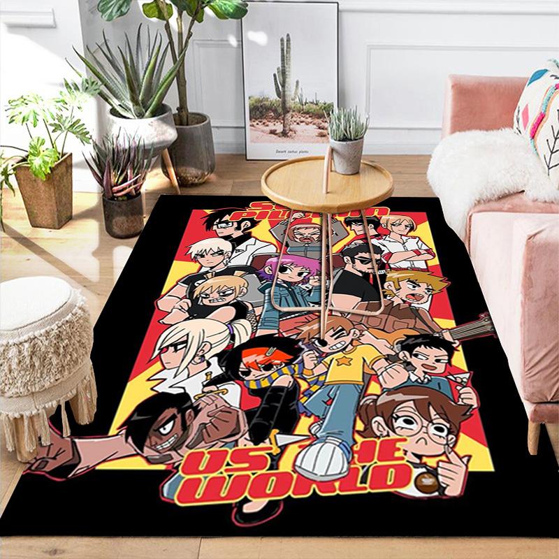 Scott Pilgrim Rug Floor Mat for Living Room or Bedroom Soft and Comfortable Carpet a Gift for Birthday and Holiday.NFF0928551