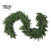 Commercial Christmas Display Greenery 4/6FT Artificial Cedar Garland, Real Touch Pine Garland Decoration, Faux Winter Wreath, Realistic Cypress