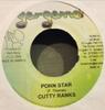 7inch Record CUTTY RANKS - Porn Star NONE Gargamel Music 2008 Jamaica Reggae, Ska & Dub Used