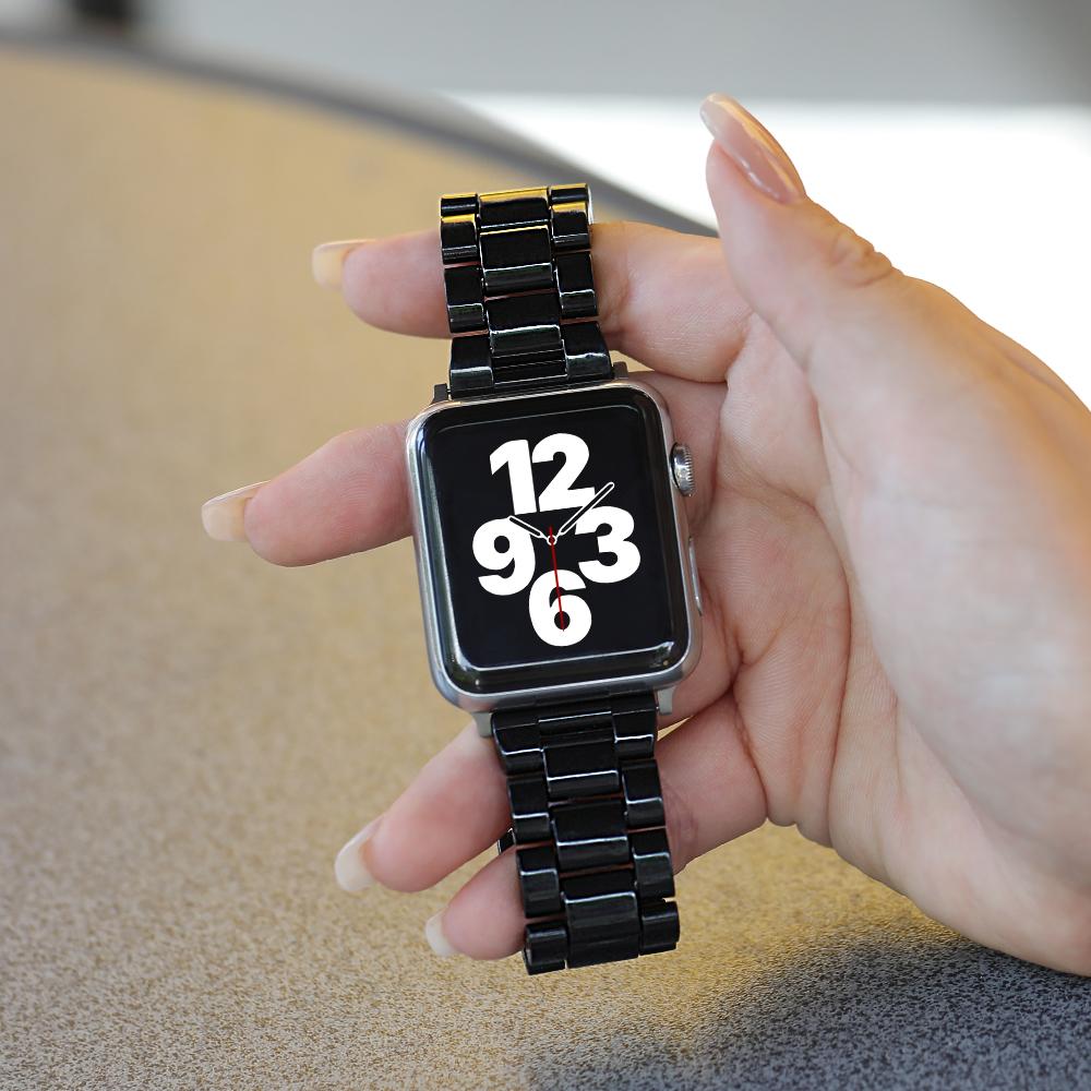 Смоляной ремешок для Apple Watch Ремешок 45 мм 44 мм 42 мм 40 мм 41 мм 45 мм Металлическая пряжка correa браслет iwatch серия 8 7 6 5 4 Ultra 49 мм