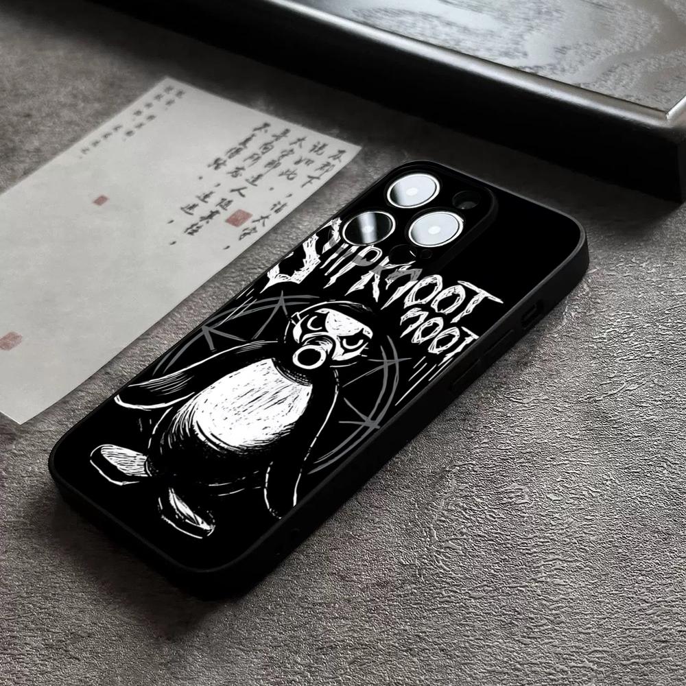 Популярный чехол для телефона Rock с логотипом группы Slipknot Для 17 Pro Max Для iPhone 14 16 Pro Max 12 15 11 13 Pro Xr X Xs 8 7 Plus Задняя крышка