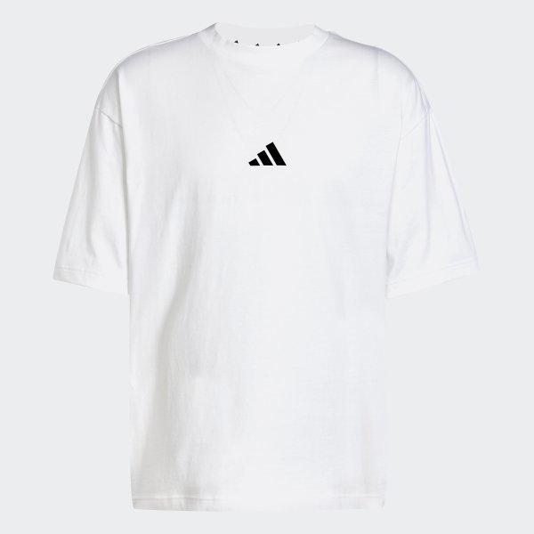 adidas Футболка унисекс с коротким рукавом Jc5339 Future Icon с маленьким логотипом Футболка с коротким рукавом