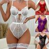 Women's Sleepwear Spaghetti Strap Dress Transparent Sexy Nightgowns Lace Slip Pajamas Sexy Set Lingerie