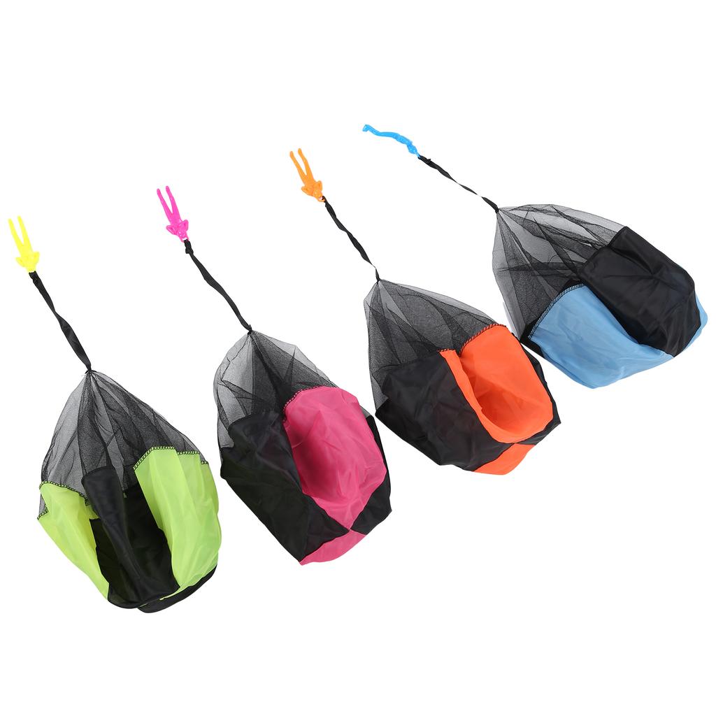 4pcs Hand Throwing Parachute Mini Soldier Sports Game Toy Educational Child Outdoor ToysA Set of