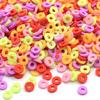 Kawaii Mini Round Colorful Polymer Clay With 5mm Hole Phone Shell Decoration Mini Slice Nail Arts Ornaments Confetti